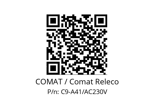   COMAT / Comat Releco C9-A41/AC230V