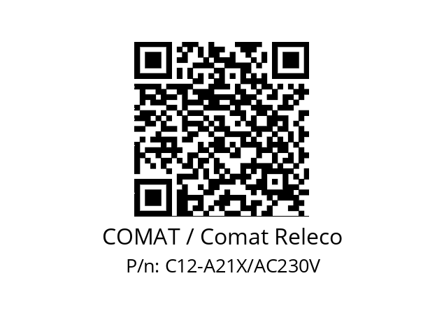   COMAT / Comat Releco C12-A21X/AC230V