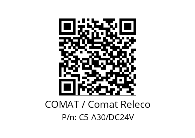   COMAT / Comat Releco C5-A30/DC24V