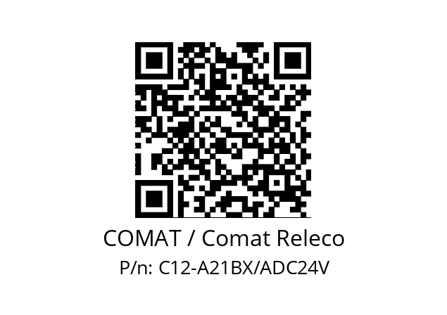   COMAT / Comat Releco C12-A21BX/ADC24V