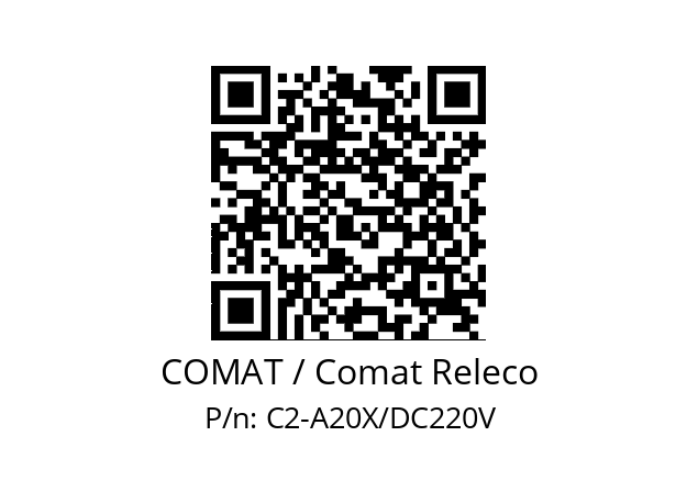   COMAT / Comat Releco C2-A20X/DC220V