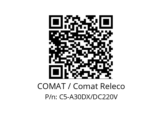   COMAT / Comat Releco C5-A30DX/DC220V