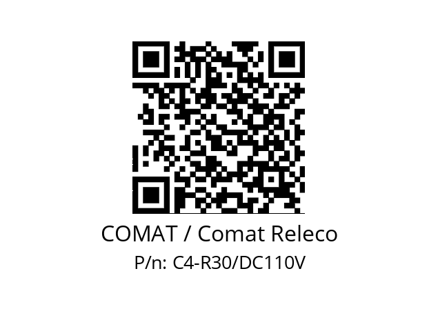   COMAT / Comat Releco C4-R30/DC110V