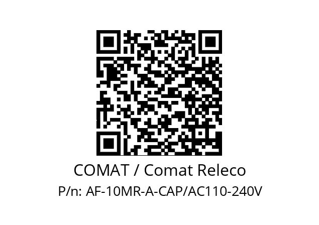   COMAT / Comat Releco AF-10MR-A-CAP/AC110-240V