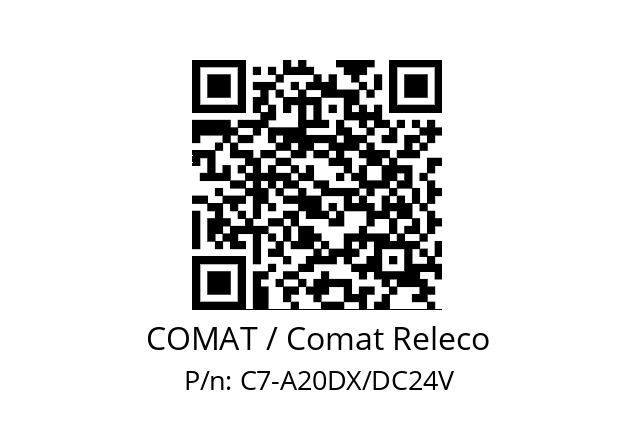   COMAT / Comat Releco C7-A20DX/DC24V