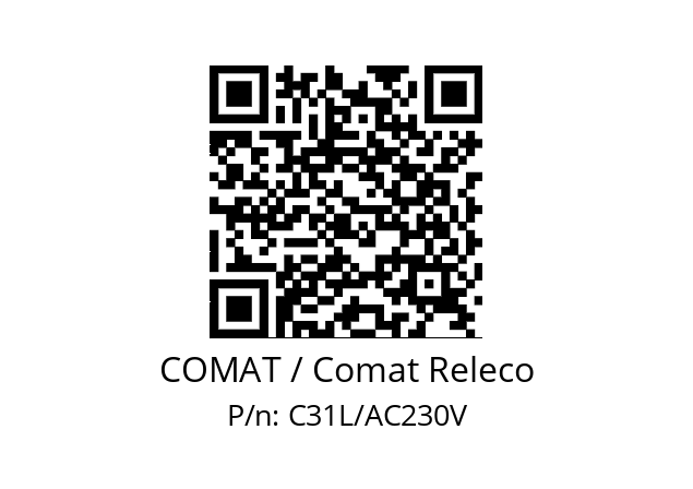   COMAT / Comat Releco C31L/AC230V