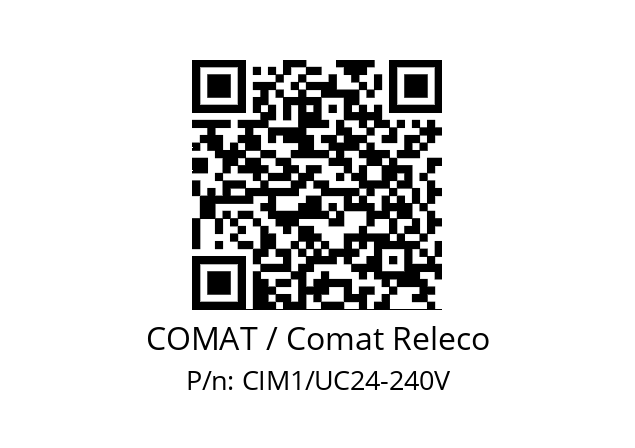   COMAT / Comat Releco CIM1/UC24-240V