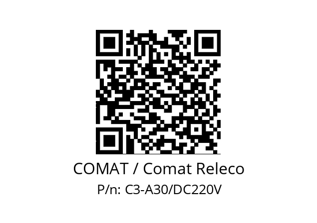   COMAT / Comat Releco C3-A30/DC220V