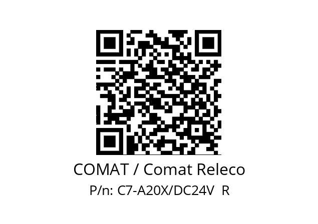   COMAT / Comat Releco C7-A20X/DC24V  R