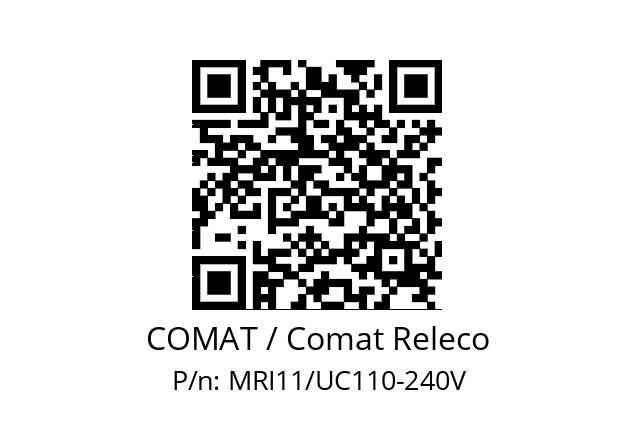   COMAT / Comat Releco MRI11/UC110-240V