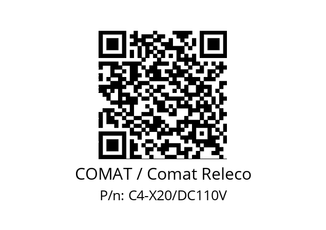   COMAT / Comat Releco C4-X20/DC110V