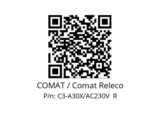   COMAT / Comat Releco C3-A30X/AC230V  R