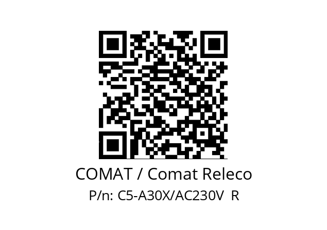   COMAT / Comat Releco C5-A30X/AC230V  R