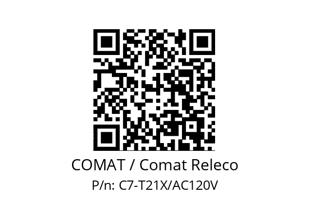   COMAT / Comat Releco C7-T21X/AC120V