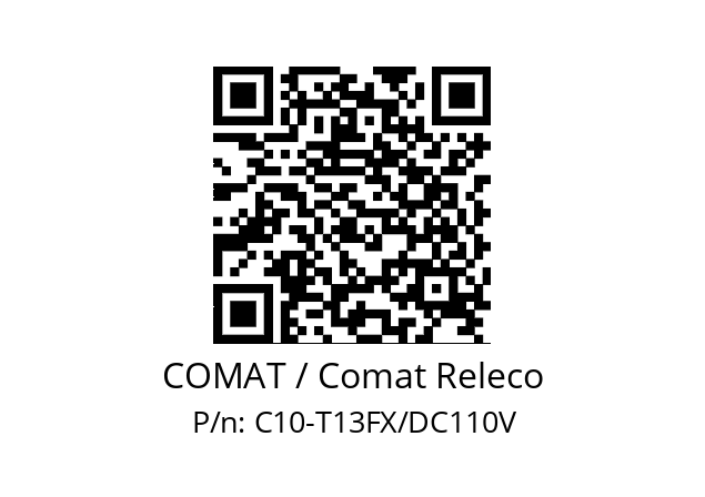   COMAT / Comat Releco C10-T13FX/DC110V