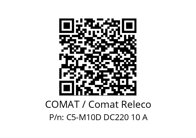   COMAT / Comat Releco C5-M10D DC220 10 A