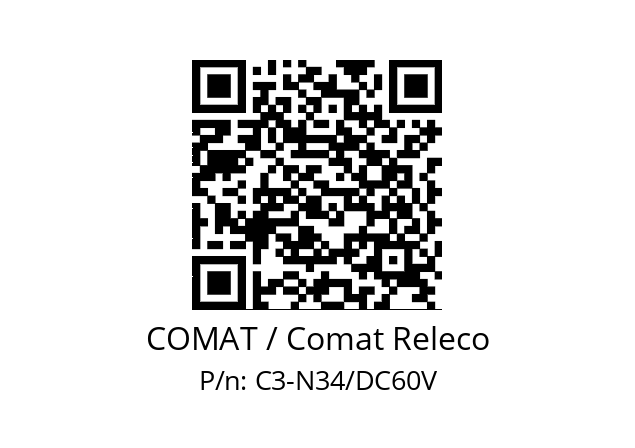   COMAT / Comat Releco C3-N34/DC60V