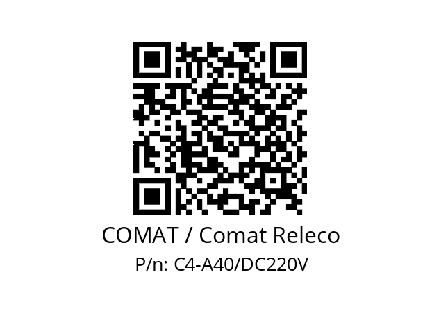   COMAT / Comat Releco C4-A40/DC220V