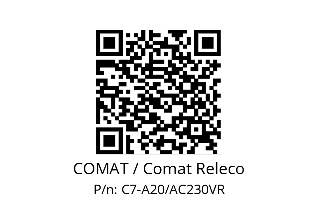   COMAT / Comat Releco C7-A20/AC230VR