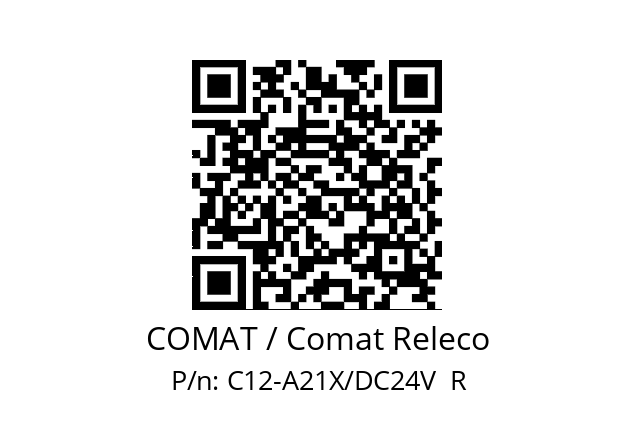   COMAT / Comat Releco C12-A21X/DC24V  R