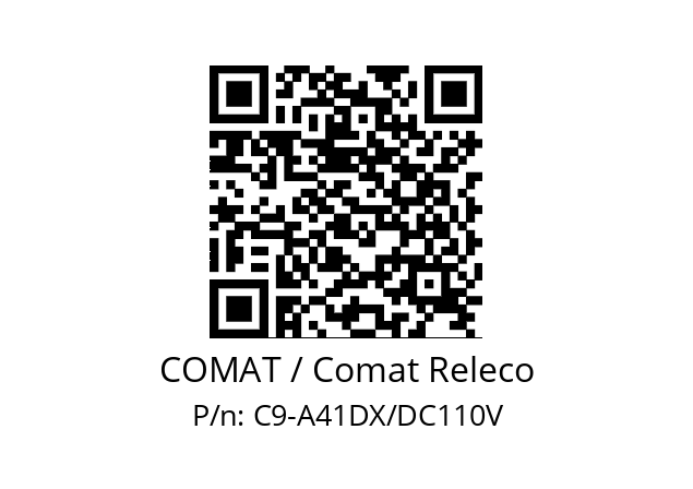   COMAT / Comat Releco C9-A41DX/DC110V