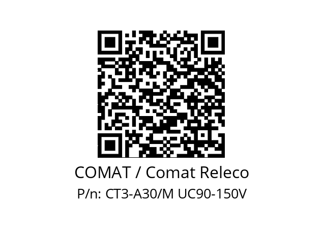   COMAT / Comat Releco CT3-A30/M UC90-150V