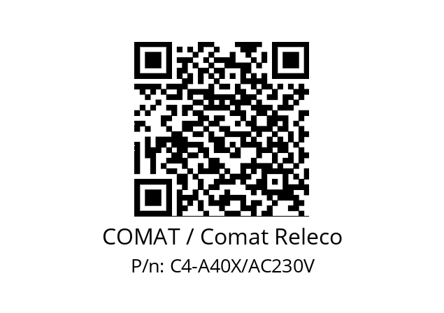   COMAT / Comat Releco C4-A40X/AC230V