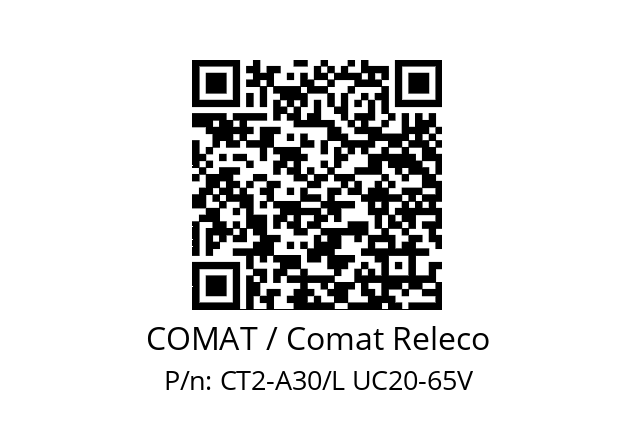   COMAT / Comat Releco CT2-A30/L UC20-65V