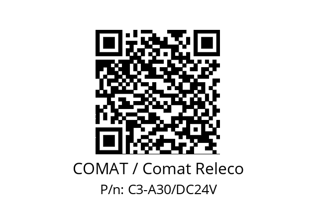   COMAT / Comat Releco C3-A30/DC24V