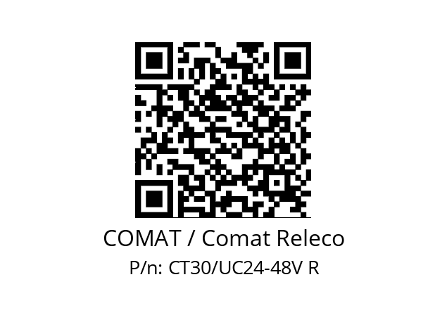   COMAT / Comat Releco CT30/UC24-48V R