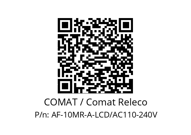   COMAT / Comat Releco AF-10MR-A-LCD/AC110-240V