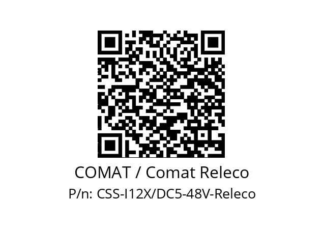   COMAT / Comat Releco CSS-I12X/DC5-48V-Releco