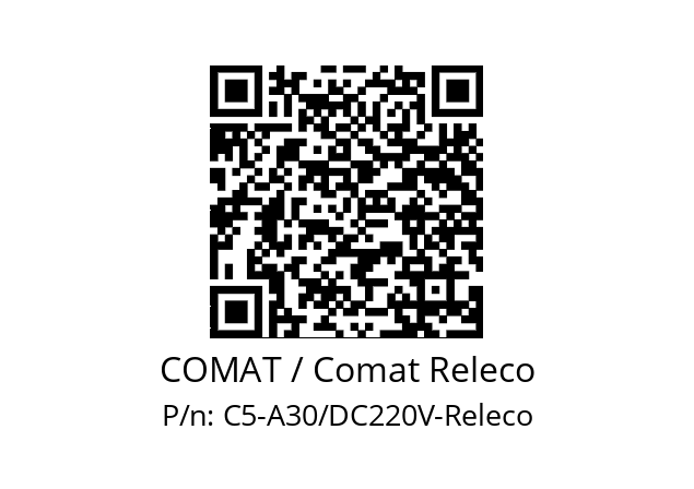   COMAT / Comat Releco C5-A30/DC220V-Releco