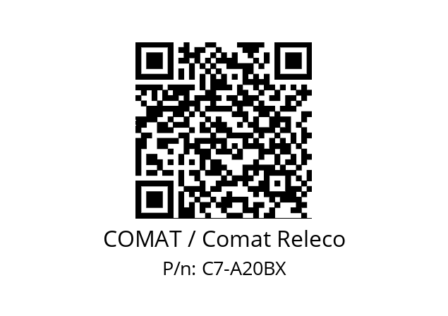   COMAT / Comat Releco C7-A20BX