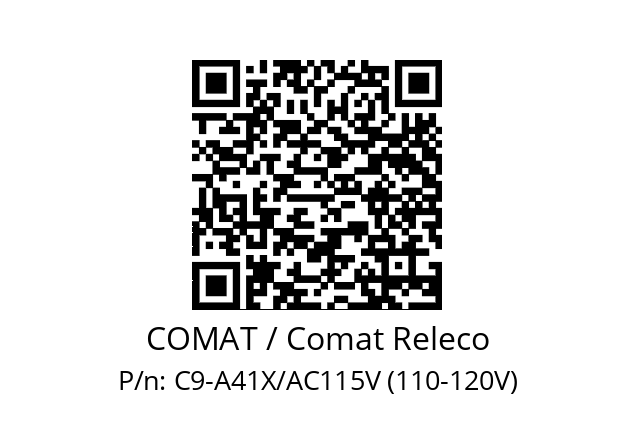   COMAT / Comat Releco C9-A41X/AC115V (110-120V)