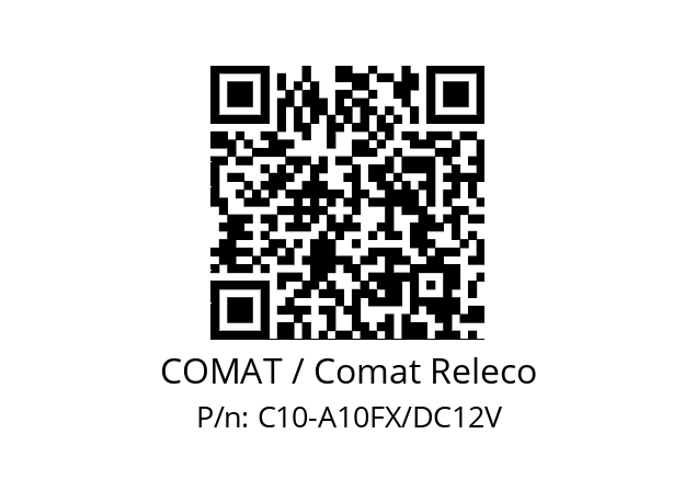   COMAT / Comat Releco C10-A10FX/DC12V