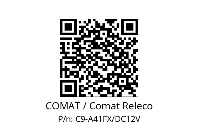   COMAT / Comat Releco C9-A41FX/DC12V