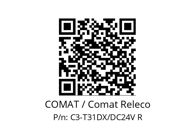   COMAT / Comat Releco C3-T31DX/DC24V R