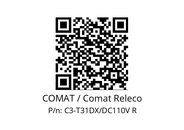   COMAT / Comat Releco C3-T31DX/DC110V R