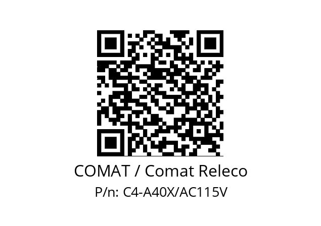   COMAT / Comat Releco C4-A40X/AC115V