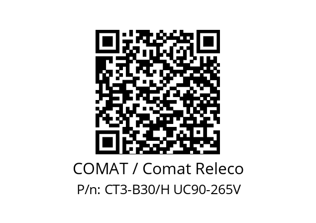   COMAT / Comat Releco CT3-B30/H UC90-265V