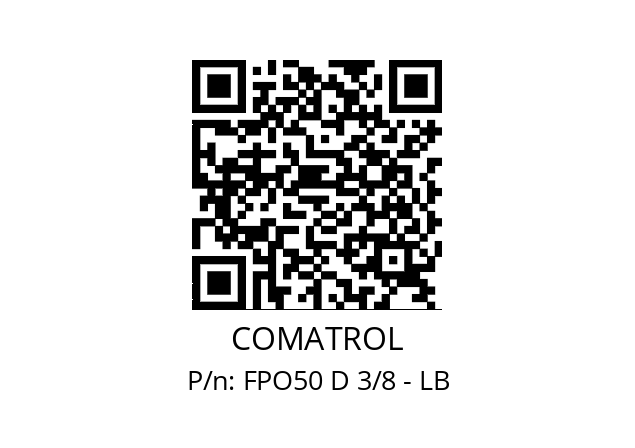   COMATROL FPO50 D 3/8 - LB