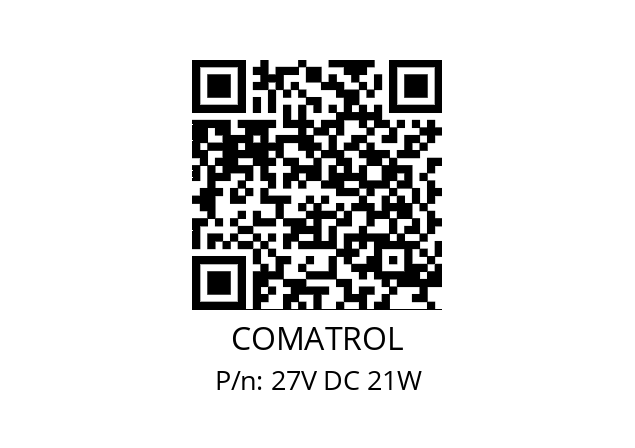   COMATROL 27V DC 21W