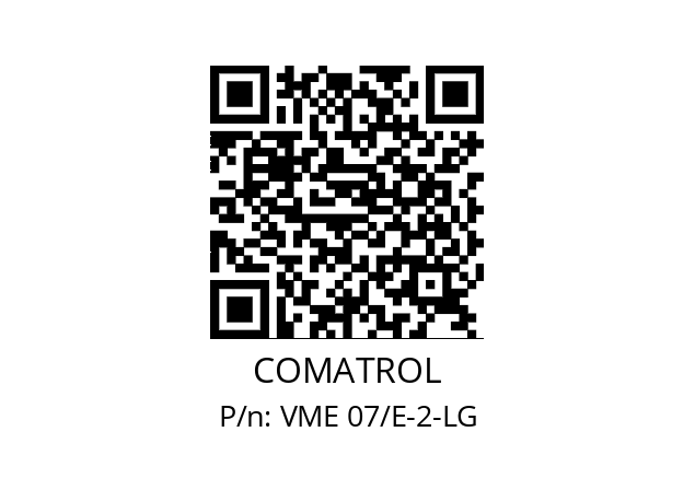   COMATROL VME 07/E-2-LG