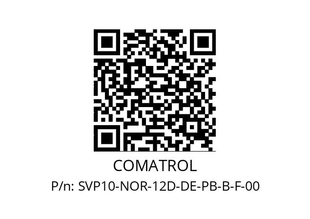   COMATROL SVP10-NOR-12D-DE-PB-B-F-00