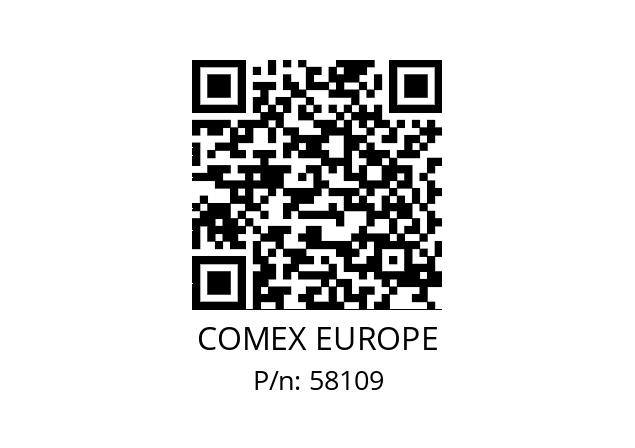   COMEX EUROPE 58109