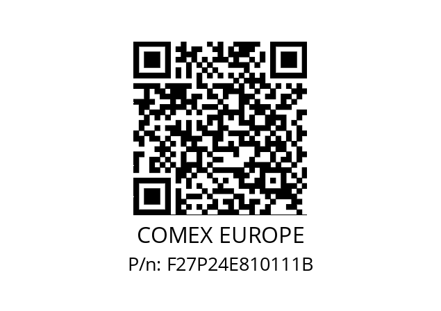   COMEX EUROPE F27P24E810111B