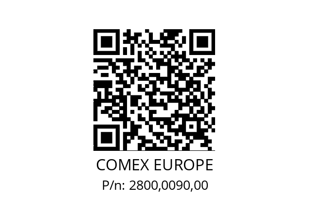   COMEX EUROPE 2800,0090,00