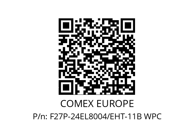   COMEX EUROPE F27P-24EL8004/EHT-11B WPC