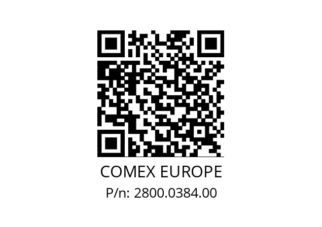   COMEX EUROPE 2800.0384.00